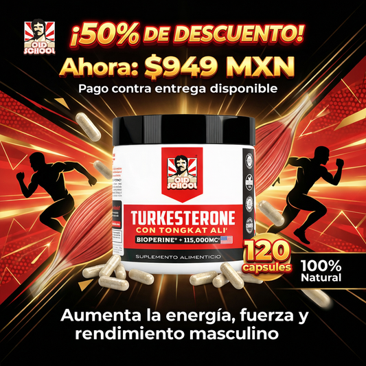 Suplemento Turkesterona 120 Capsulas